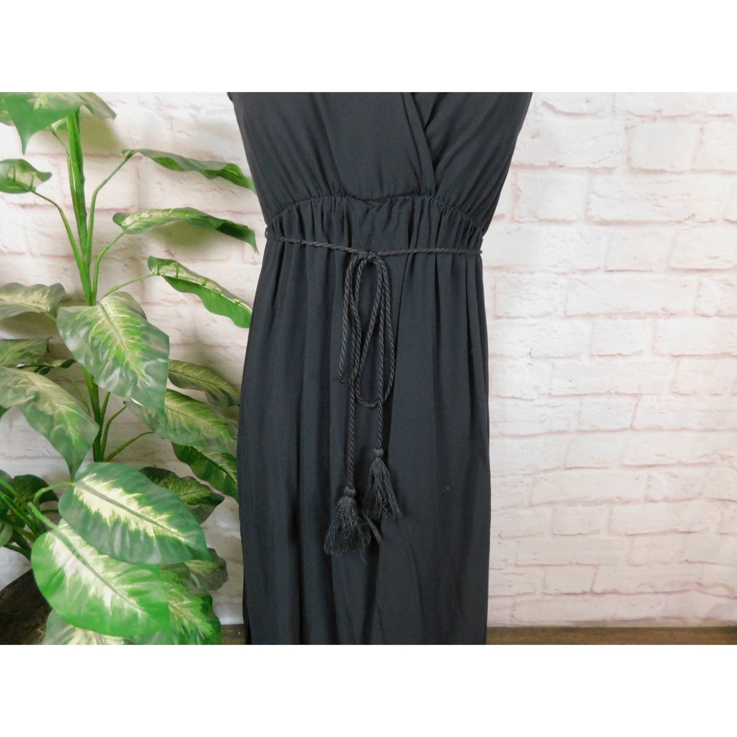 Shinestar Sleeveless Maxi Dress S Black