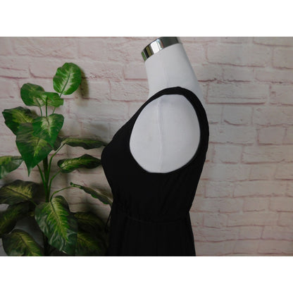 Shinestar Sleeveless Maxi Dress S Black