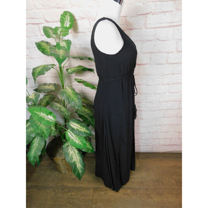 Shinestar Sleeveless Maxi Dress S Black