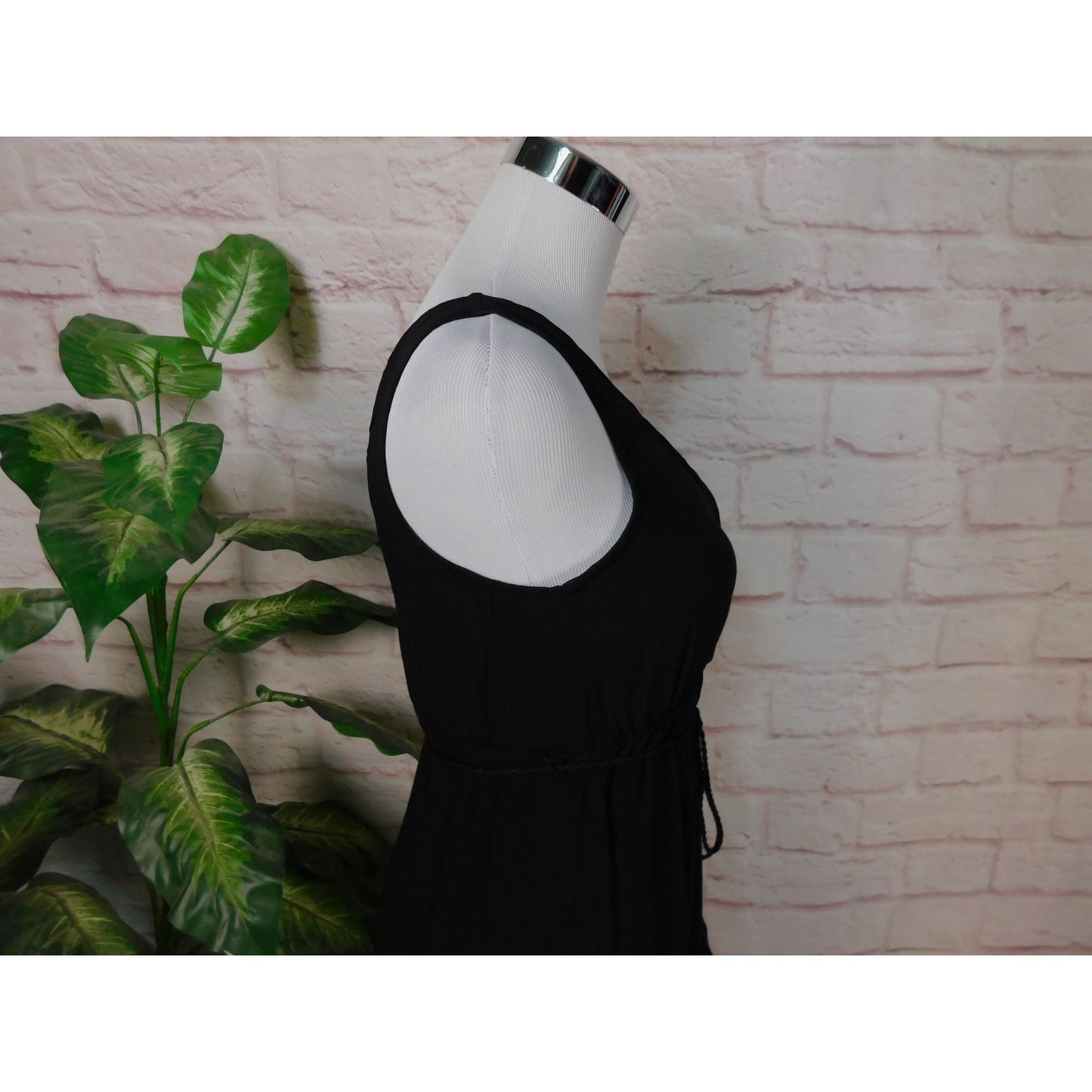 Shinestar Sleeveless Maxi Dress S Black