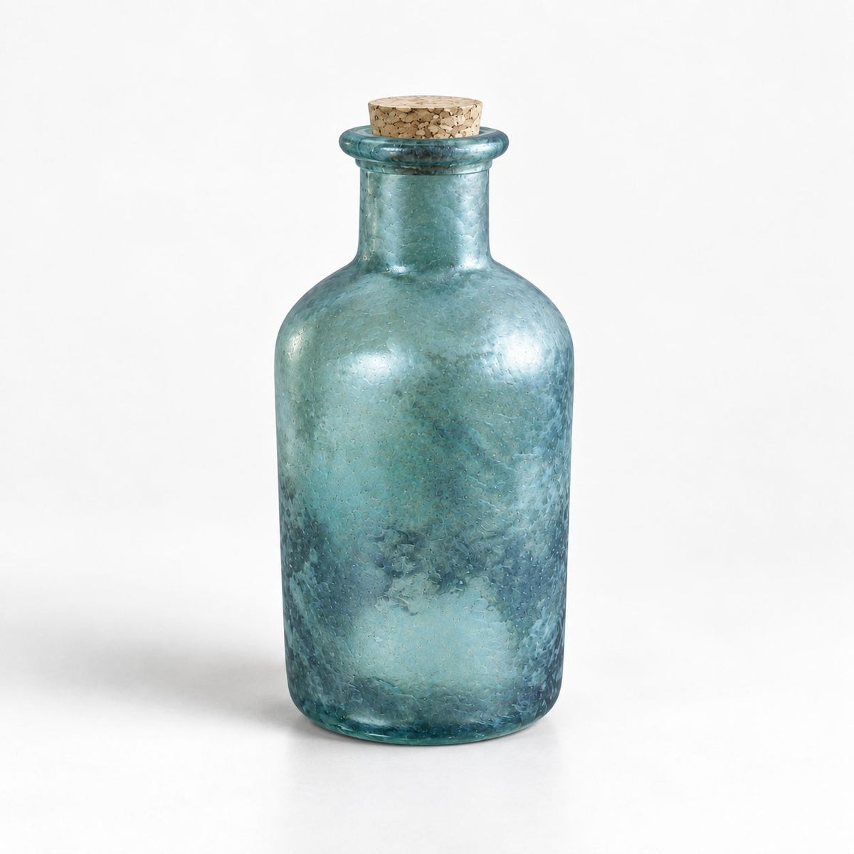 Clear Glass Apothecary Bottle with Cork Stopper – 6 Inch