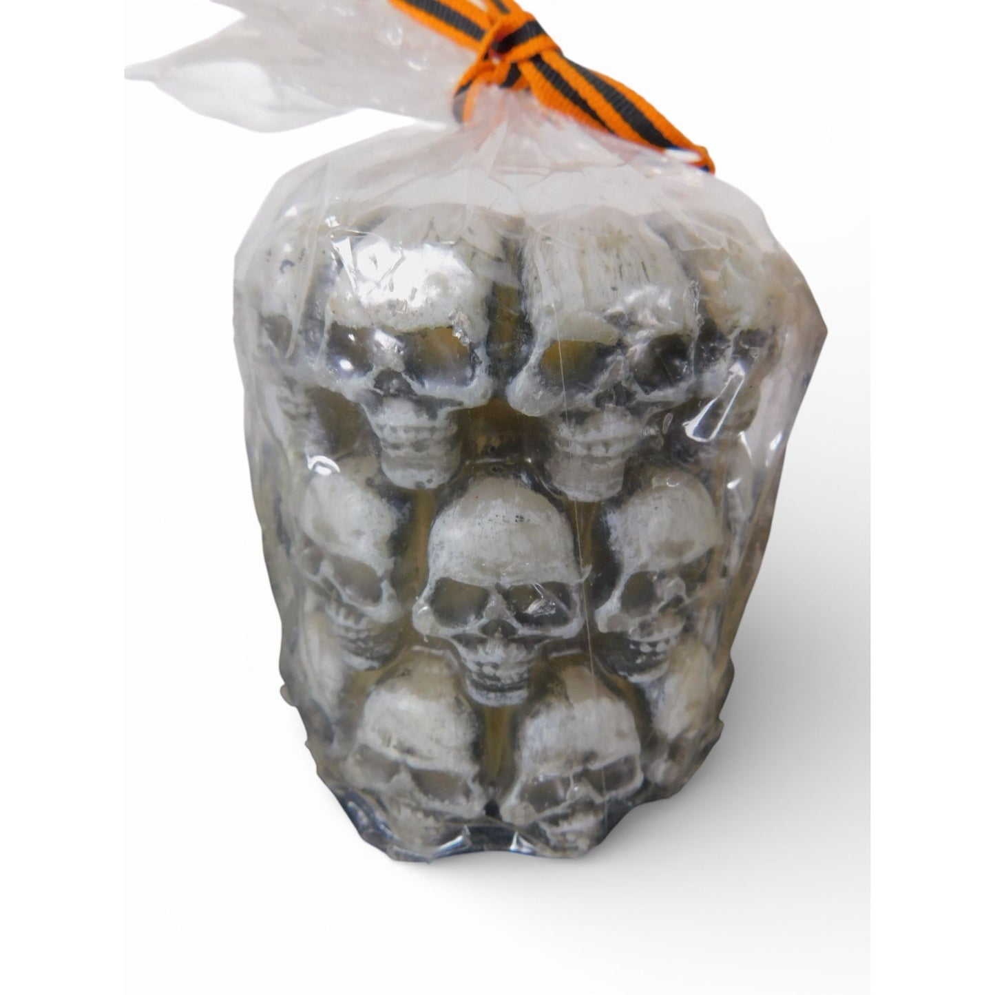 Vintage Rustic Metal Star Luminary Candle Holder w Skull Candles