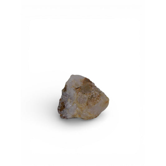 Small Raw Milky Quartz Crystal Chunk Iron Stained Witch Altar Decor Stone
