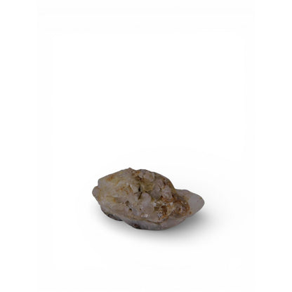 Small Raw Milky Quartz Crystal Chunk Iron Stained Witch Altar Decor Stone