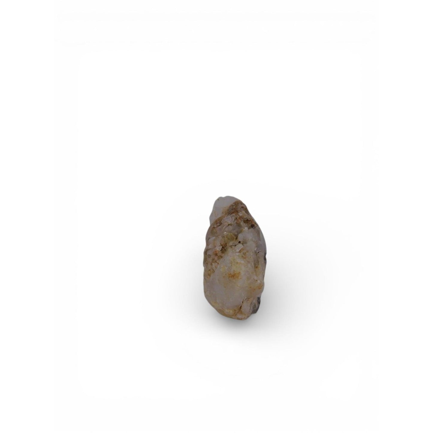 Small Raw Milky Quartz Crystal Chunk Iron Stained Witch Altar Decor Stone