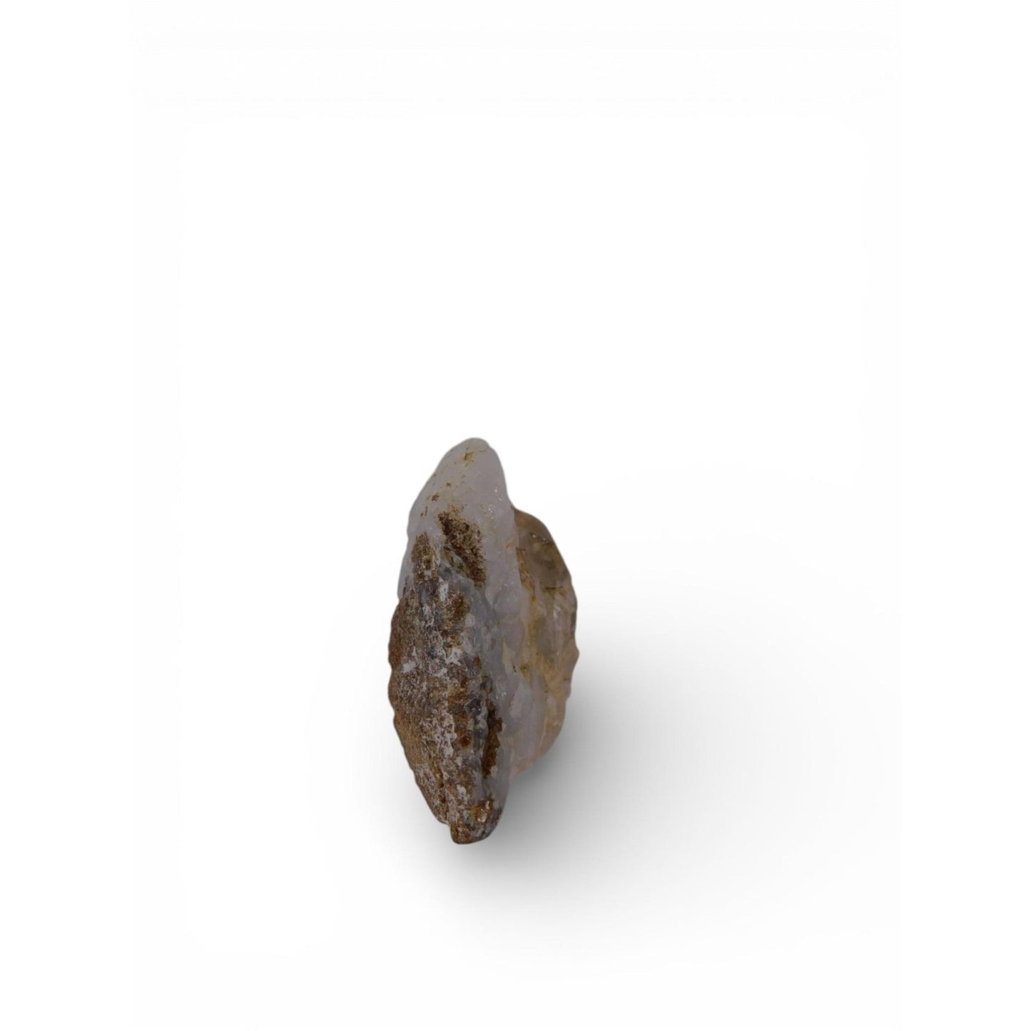 Small Raw Milky Quartz Crystal Chunk Iron Stained Witch Altar Decor Stone