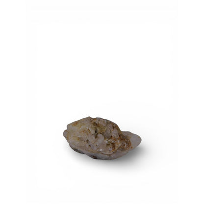 Small Raw Milky Quartz Crystal Chunk Iron Stained Witch Altar Decor Stone
