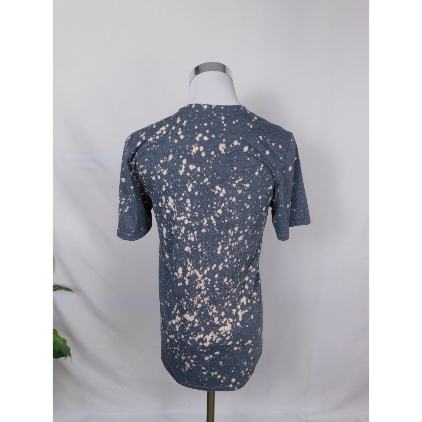 Resting Witch Face Tee – Bleach Dye Gildan Cotton – Size S – Excellent Condition