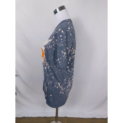 Resting Witch Face Tee – Bleach Dye Gildan Cotton – Size S – Excellent Condition