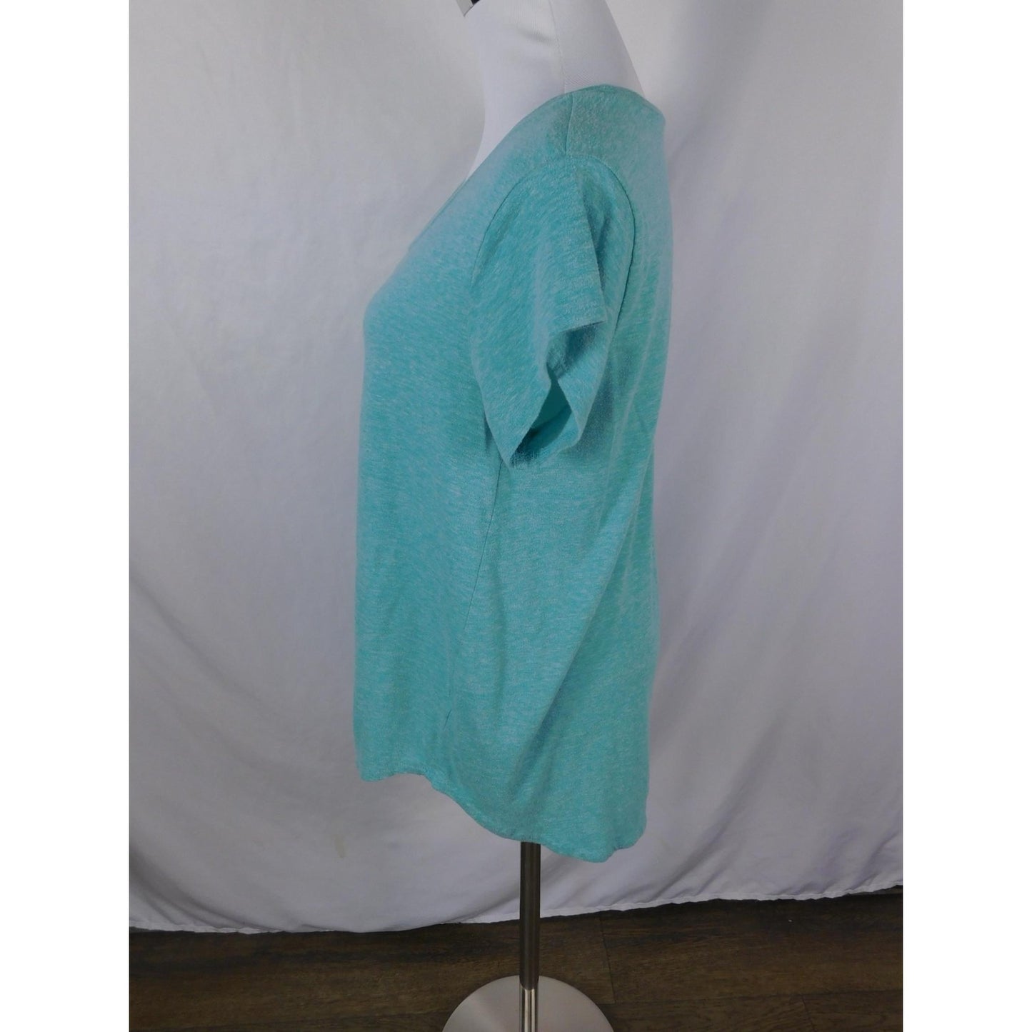 Lucky Brand Teal Medallion Graphic Tee Boho Witch M