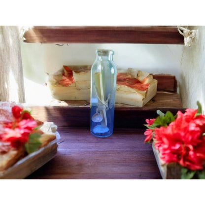 Message in A Bottle Gift Decor- Romantic Real Paper Inside to Write a Note