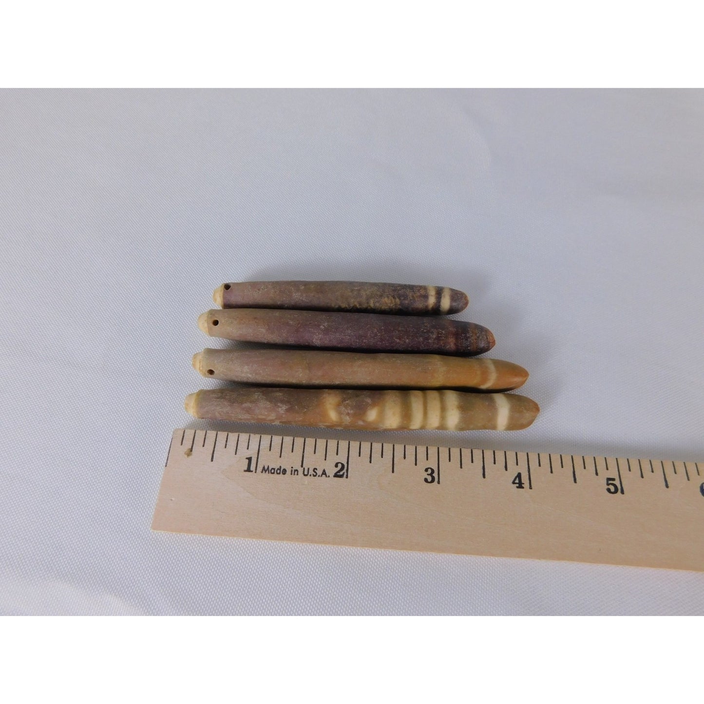 Stone Tube Beads Set 6mm Multicolor Long Stick Pendant Jewelry Making 9pcs