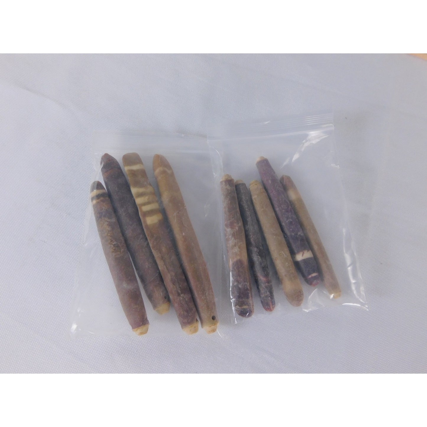 Stone Tube Beads Set 6mm Multicolor Long Stick Pendant Jewelry Making 9pcs
