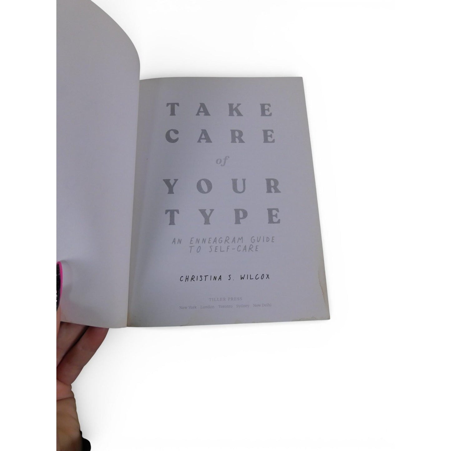 Take Care Of Your Type Christina Wilcox Thriller Blue Orange Trade PB Enneagram