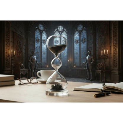 Magnetic Sand Timer 6" - Mesmerizing Floating Sand - New