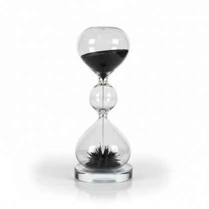 Magnetic Sand Timer 6" - Mesmerizing Floating Sand - New