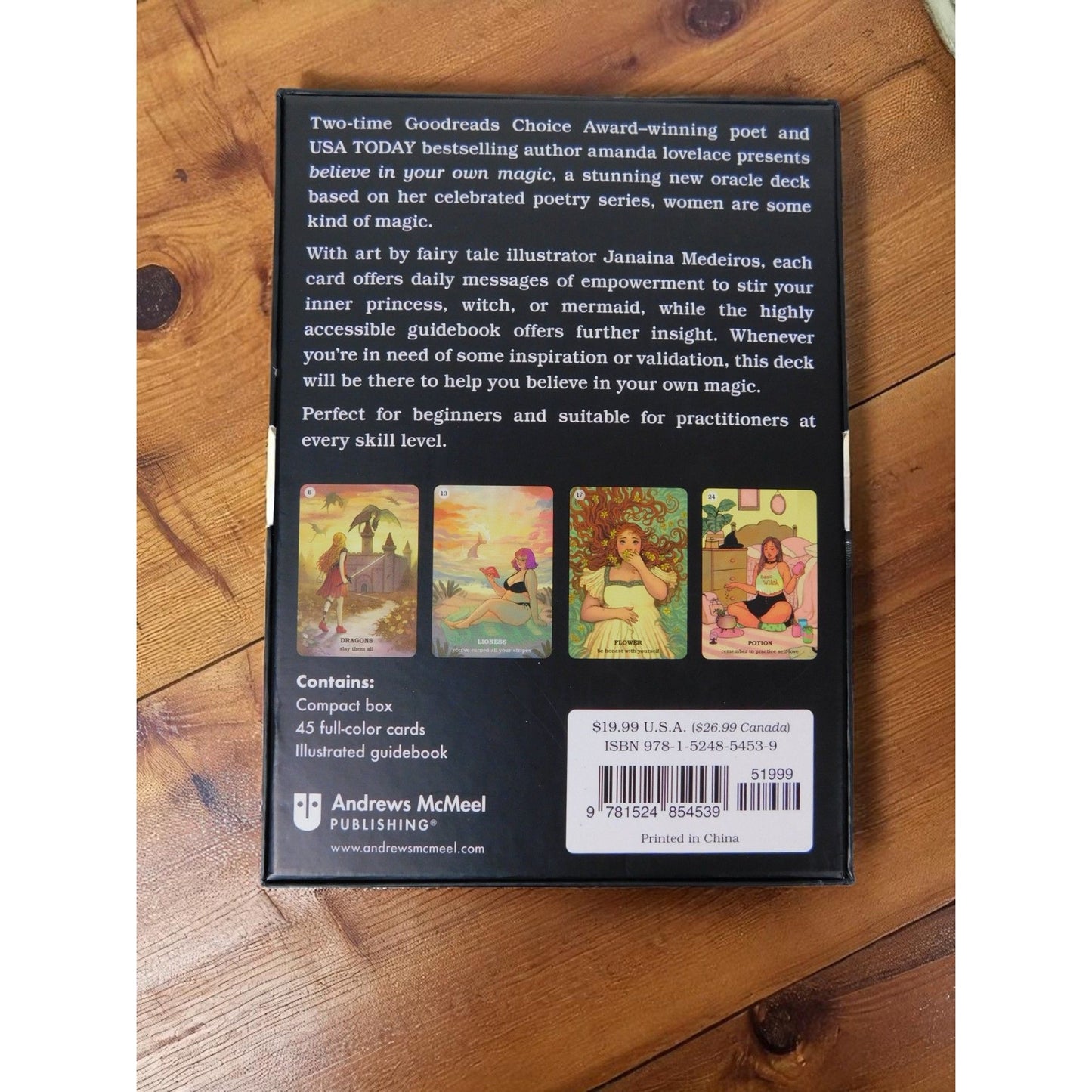 Believe In Your Own Magic Oracle Deck By Amanda Lovelace