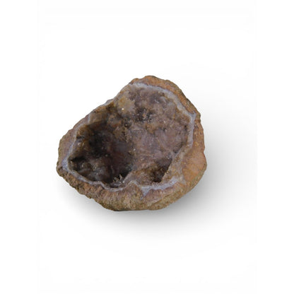 Natural Quartz Geode Druzy Crystal Hollow Witch Altar Decor Stone 0.54 Lb