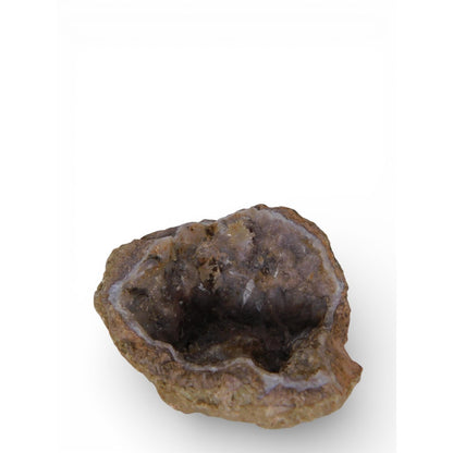 Natural Quartz Geode Druzy Crystal Hollow Witch Altar Decor Stone 0.54 Lb