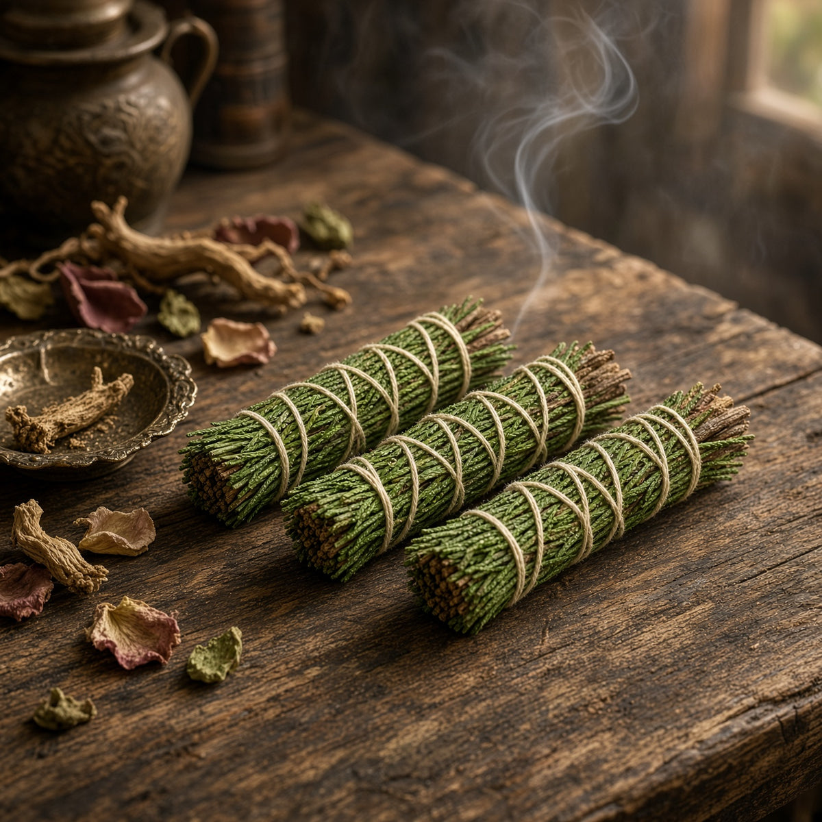 Cedar Herbal Cleansing 4-Inch Bundles, Pack of 3