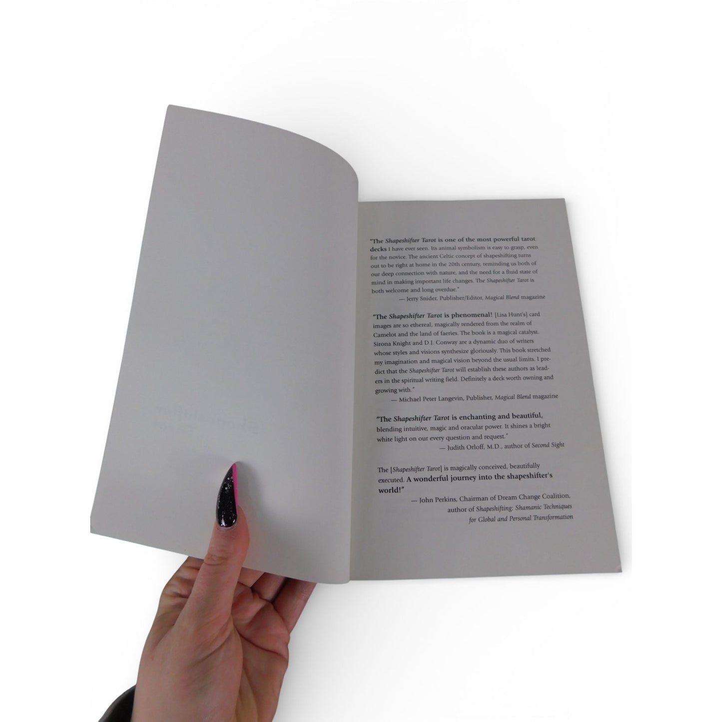 Shapeshifter Tarot Guidebook D.J. Conway Sirona Knight 1998