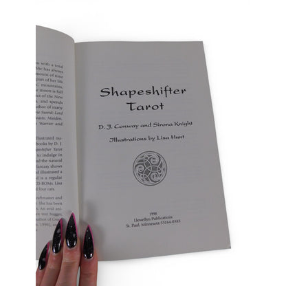 Shapeshifter Tarot Guidebook D.J. Conway Sirona Knight 1998