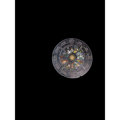 Witchs Wheel Of The Year 12" Wooden Pagan Calendar Decor
