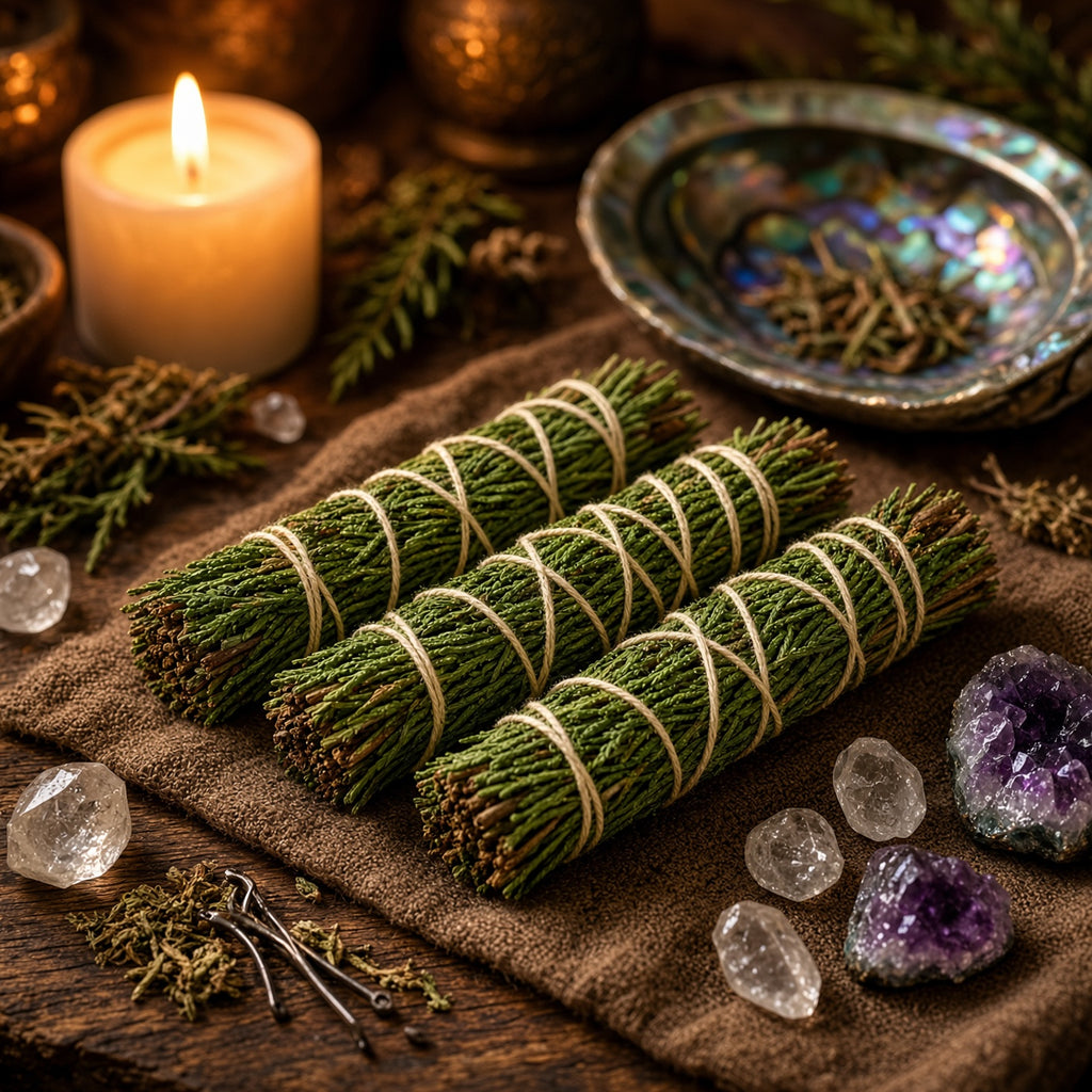 Cedar Herbal Cleansing 4-Inch Bundles, Pack of 3