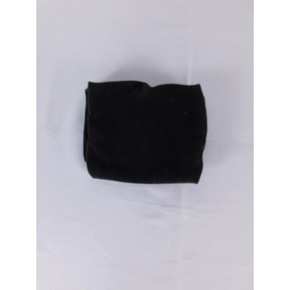 Handmade Black Velvet Pouch Bag Red Lining Celtic Knot Patch Vtg