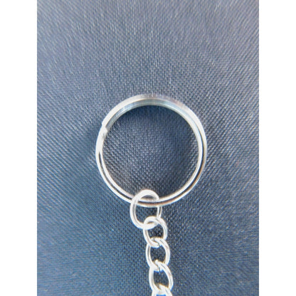 Triple Moon Pentacle Crystal Angel Keychain Pagan Wiccan Goddess Charm Spiritual