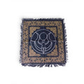 Triple Moon Goddess Altar Cloth Celtic Knot Navy Gold Wicca Witchcraft Decor