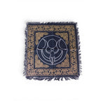 Triple Moon Goddess Altar Cloth Celtic Knot Navy Gold Wicca Witchcraft Decor