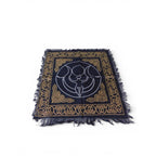 Triple Moon Goddess Altar Cloth Celtic Knot Navy Gold Wicca Witchcraft Decor