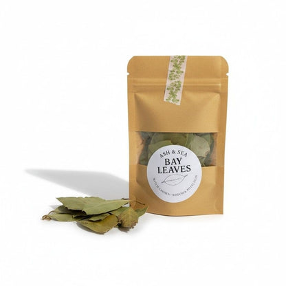 Ash & Sea Bay Leaves Witch Chosen Wisdom Protection Ritual Herb Spellwork Magick