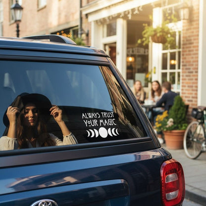 Always Trust Your Magic Vinyl Decal - 6x4 White - New