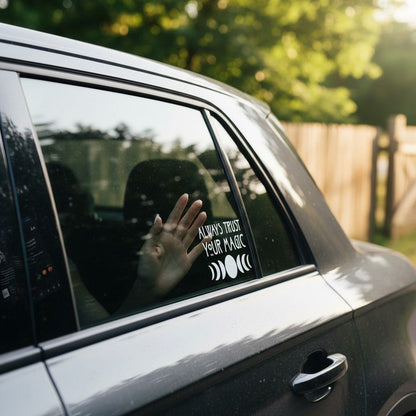 Always Trust Your Magic Vinyl Decal - 6x4 White - New