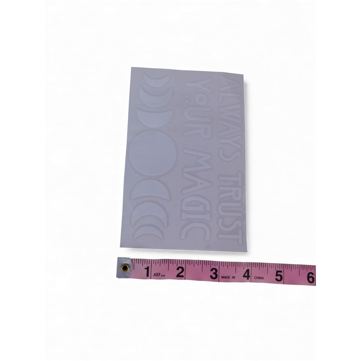 Always Trust Your Magic Vinyl Decal - 6x4 White - New