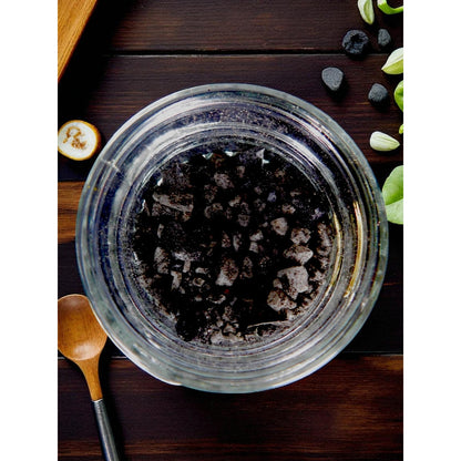 Ash & Sea Witch-Forged Black Salt in Glass Jar Ritual Protection
