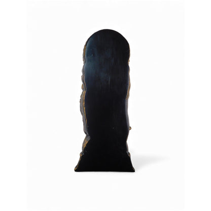 Loki Norse God Statue 8" Golden Bronze - Dragon & Shield - New