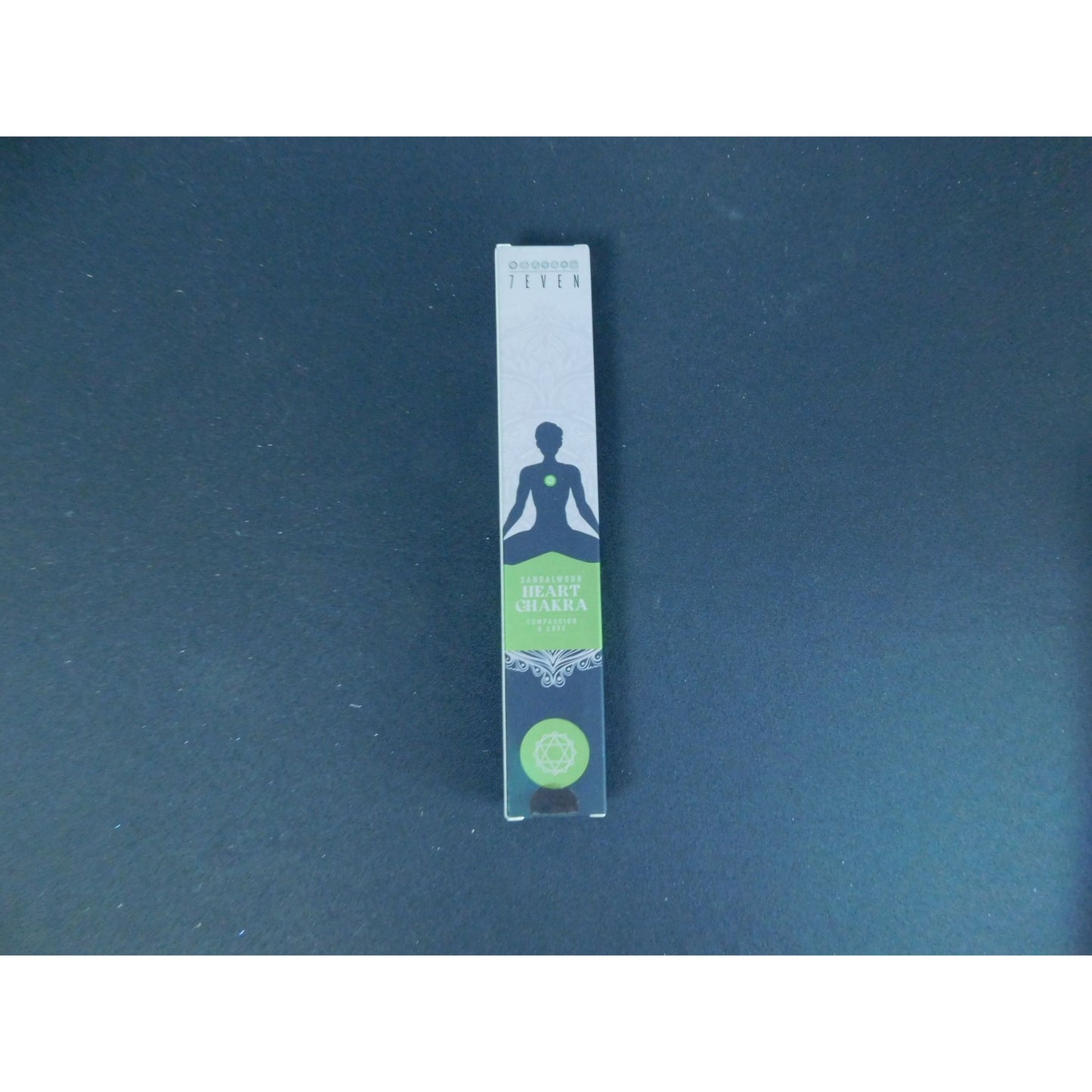 Seven Chakra Incense Set – 140 Sticks with Wood Holder – New