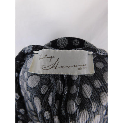 Vintage Havana Black Dot Tank L - Keyhole Boho - Excellent