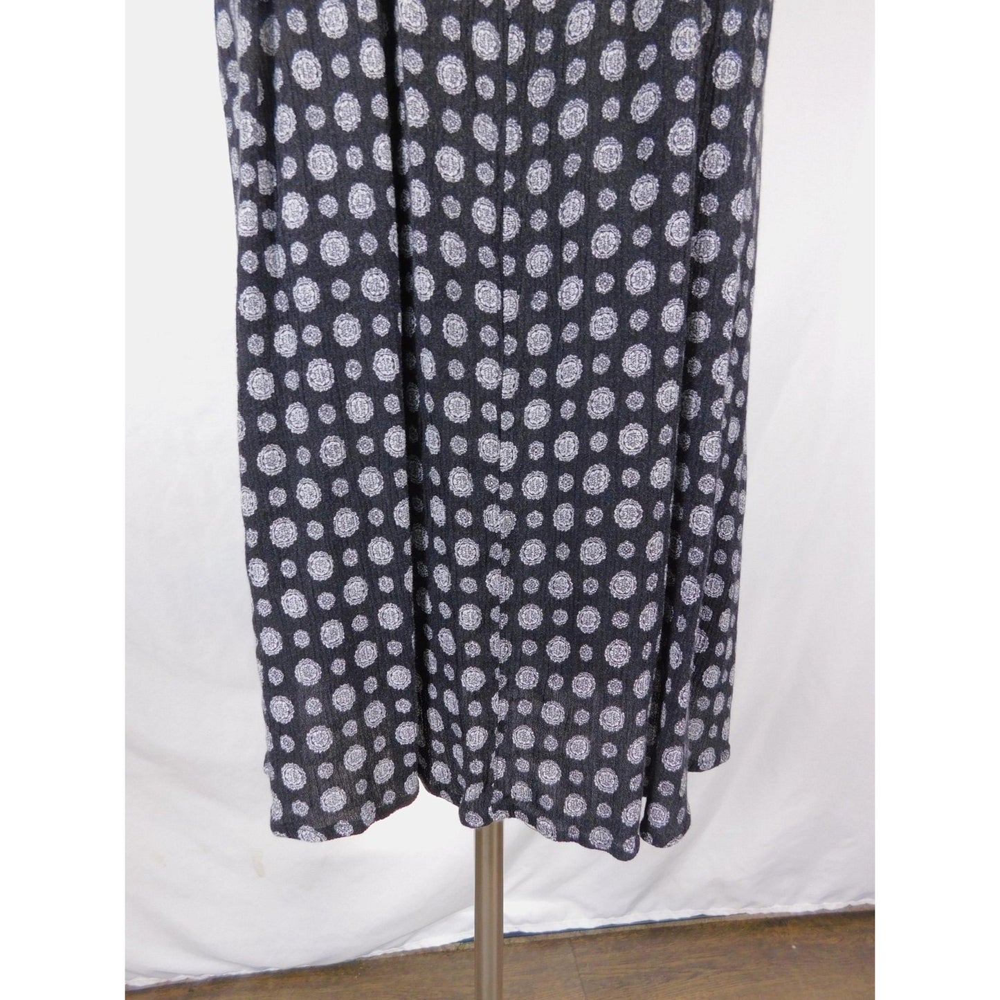 Vintage Havana Black Dot Tank L - Keyhole Boho - Excellent