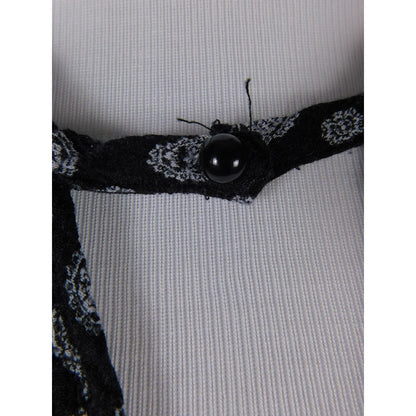 Vintage Havana Black Dot Tank L - Keyhole Boho - Excellent