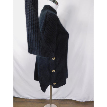 Full Circle Trends Black Knit Sweater 1X Gothic Witchcore