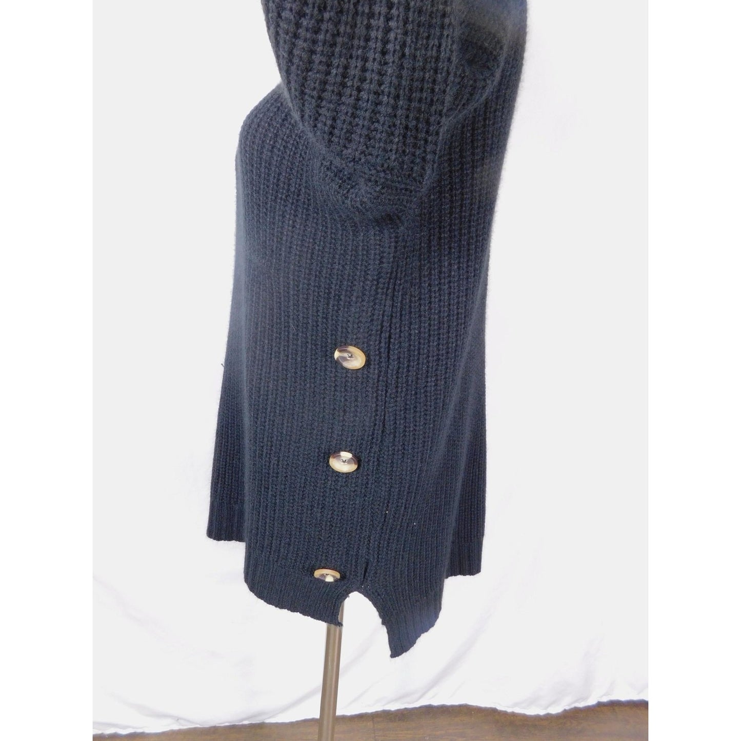 Full Circle Trends Black Knit Sweater 1X Gothic Witchcore