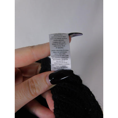 Full Circle Trends Black Knit Sweater 1X Gothic Witchcore