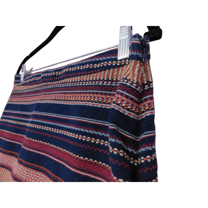 Hollister Rainbow Striped Mini Skirt S - Cotton Boho - Excellent