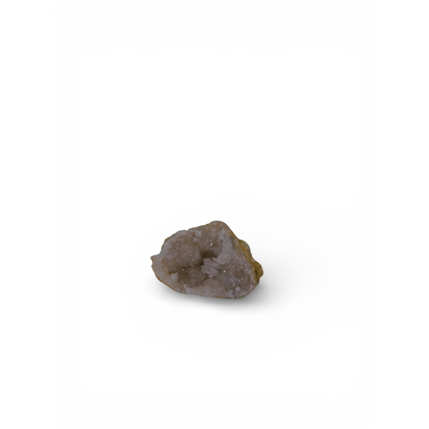 Small Natural Quartz Geode Druzy Crystal Cluster Witch Altar Decor Stone