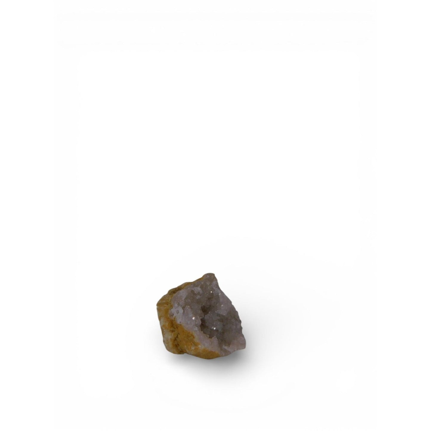 Small Natural Quartz Geode Druzy Crystal Cluster Witch Altar Decor Stone
