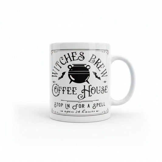 Witches Brew Coffee House Mug 11oz - Cauldron Ceramic - New